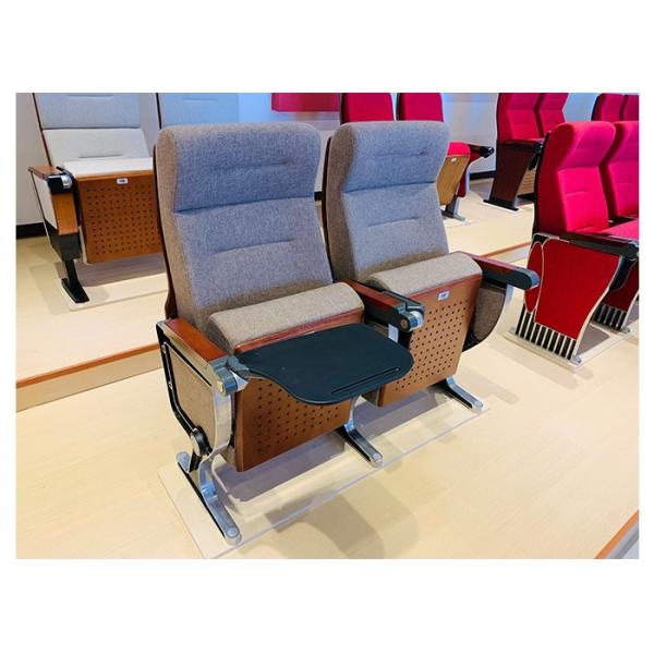 Quality PU Leather Upholstery Lecture Room Chairs With Aluminium Alloy Leg for sale