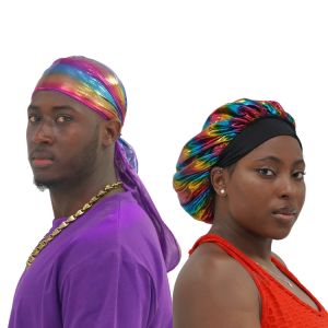 China Long Shiny Designer Durags And Bonnets For Men on sale