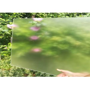 4mm Thickness Ultra Clear Tempered Glass , Solar Tempered Glass Flat Edge