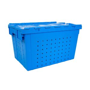 Buy cheap Convenient Hinged Lid Moving Crate with Lockable Design and Customized Color Option from wholesalers