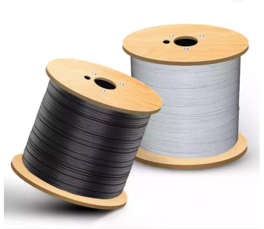 Outdoor Fiber Optic Cable 1/2/4 Core G657A 2km Multimode FTTH Drop Cable GJYXCH