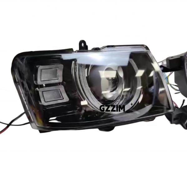 Quality Plastic Nissan Headlights Modified LED Head Lamp For Patrol Y61 2005-2007 for sale