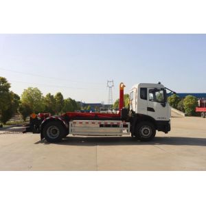 Pure Electric Detachable Garbage Truck with Detachable Hook Arm System Design