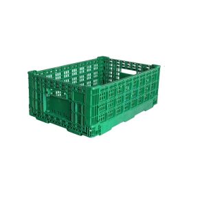 Buy cheap Custom Plastic Turnover Box Light Ventilated Stackable Plastic Crates Foldable from wholesalers