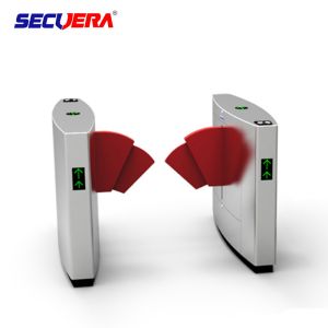 Buy cheap Access control system fingerprint turnstile gate qr code reader flap turnstile barrier gate from wholesalers