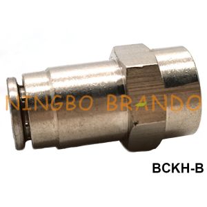 Buy cheap Female Straight Push In Quick Connect Brass Pneumatic Hose Fitting 1/8 1/4 3/8 1/2 from wholesalers