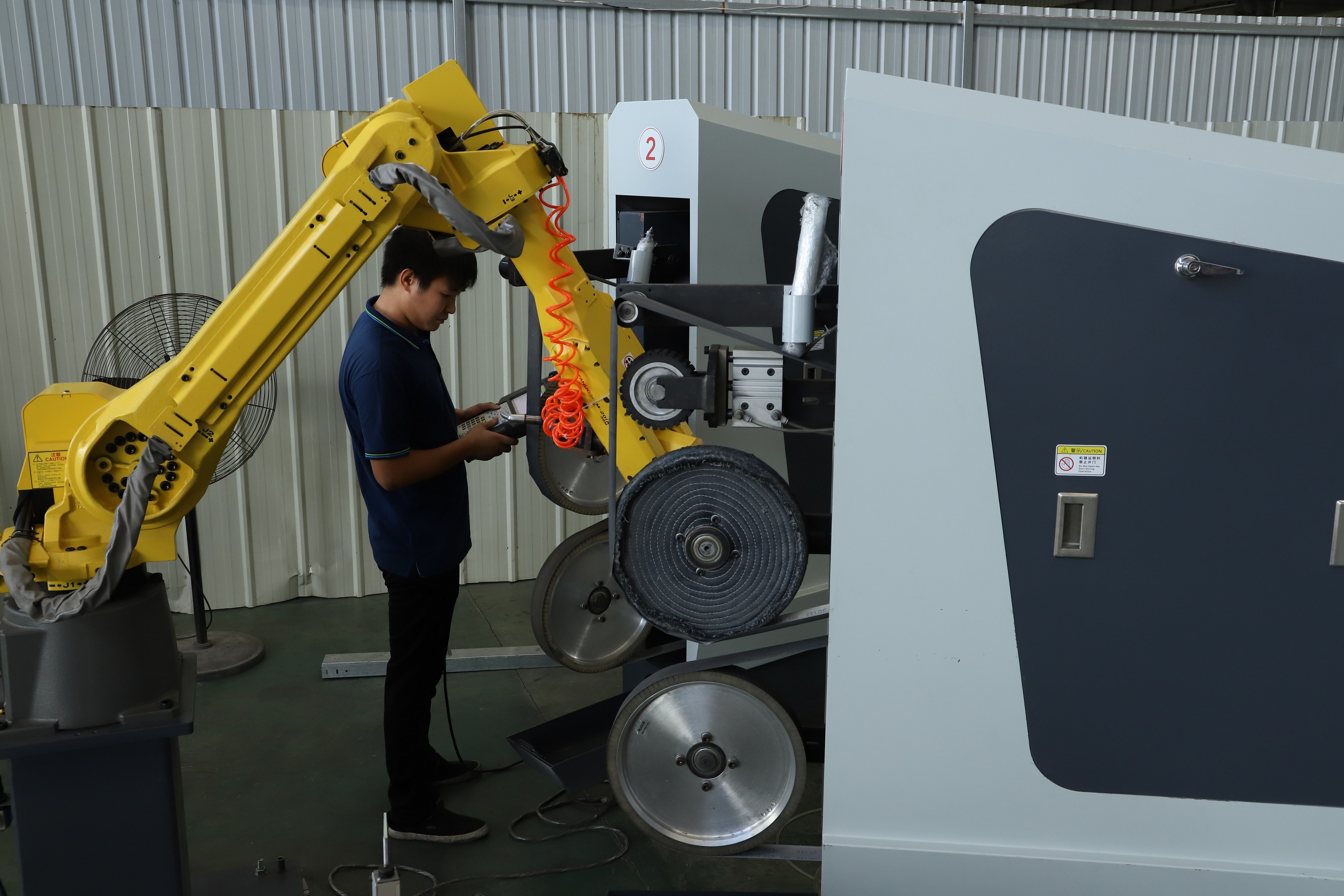 Buy cheap 1500W Robotic Polishing Machine With Ncstudio Control System from wholesalers