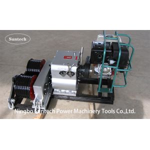 Buy cheap SQY5C Double Drum Diesel Engine Cable Winch Puller 5 Ton In Power Construction from wholesalers