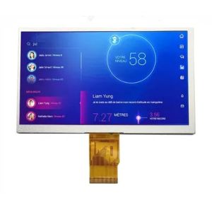 LED Backlit IPS TFT LCD Display 7 Inch TN Transmissive 800x480 Pixels