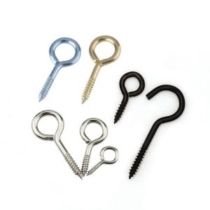 Buy cheap Custom Galvanized Steel Light Open Eye Hook Screw from wholesalers