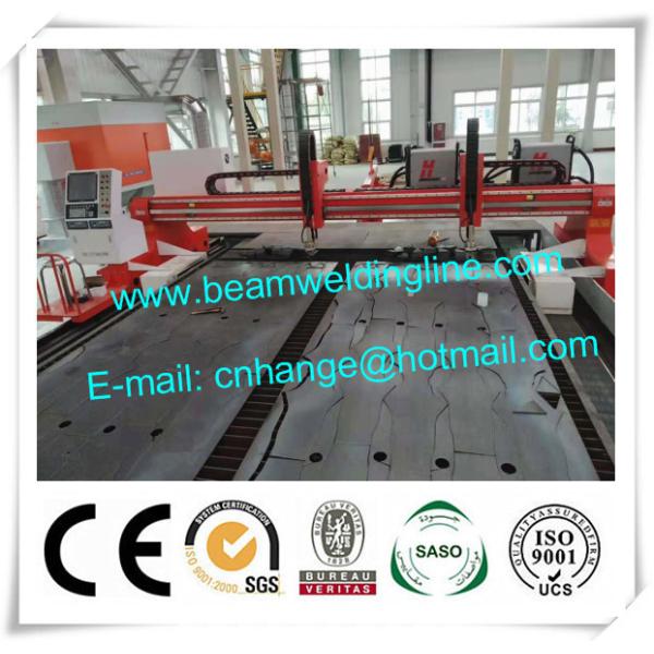 CNC Plasma Cutting Machine With Dust Collect System , Hypertherm Plasma Cutting