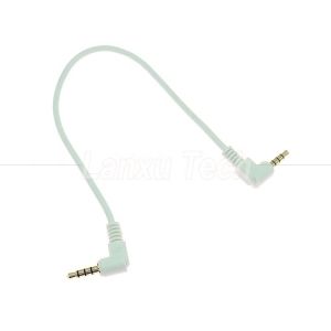 Buy cheap 90 Degree Angle Male to Male 3.5mm 3 4 Poles TRS TRRS Mono Microphone Stereo Audio Jack Patch Adapter Cable for Headphone from wholesalers