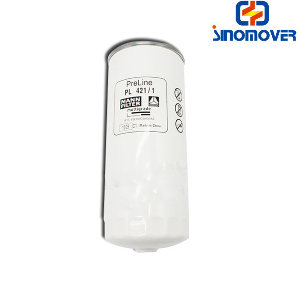 Quality Sinotruk Howo T5G Sino Truck Spare Parts Oil Filter WG9925550212 for sale