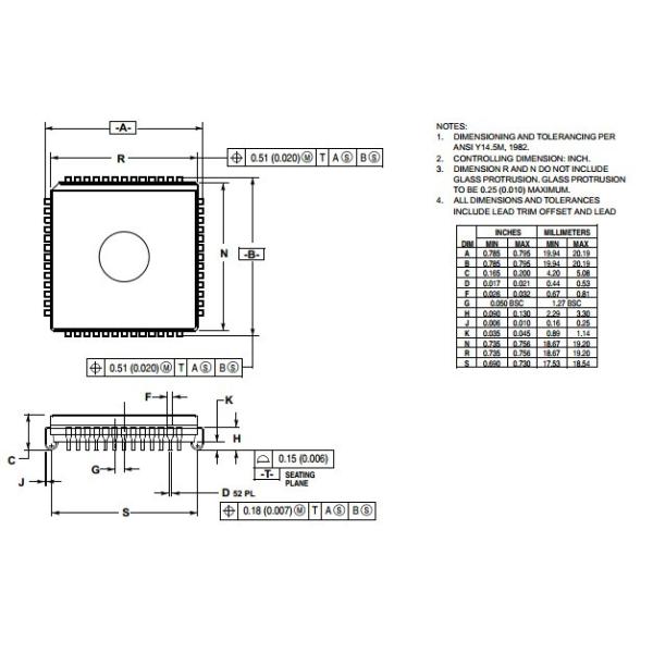 Buy cheap Integrated Circuit Chip Microcontrollers MC68HC11E0CFN3 MOTOROLA PLCC52 from wholesalers