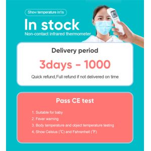 Buy cheap High Precision Non Contact Forehead Infrared Thermometer With High Temperature Warning from wholesalers
