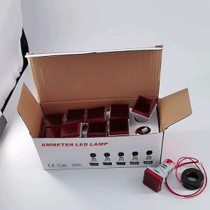 22mm LA38-11D 220VAC 1NO+1NC illuminated double-headed push button with pilot