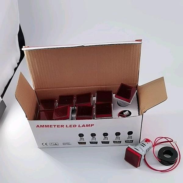 22mm LA38-11D 220VAC 1NO+1NC illuminated double-headed push button with pilot