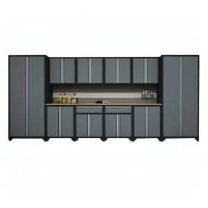 Buy cheap Garage Wall Storage System Large Silver Cabinet with Steel Construction and Modular Desig from wholesalers