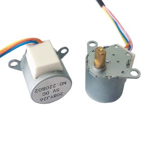 Buy cheap 20BYJ26 Bipolar Permanent Magnet Stepper Motor 5V With Plastic Gearbox And 4 Cables from wholesalers