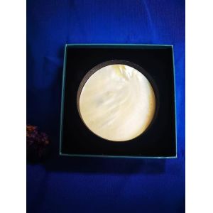 Buy cheap White Color Natural Mother Of Pearl MOP plate in 8cm or 10cm or customized size available from wholesalers