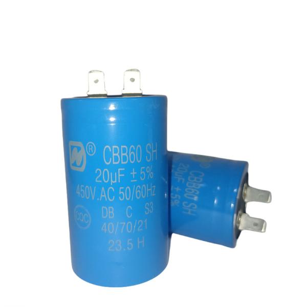 CBB60 S3 Motor Run Capacitor 450V 20mfd Submersible Starter Capacitor With Two