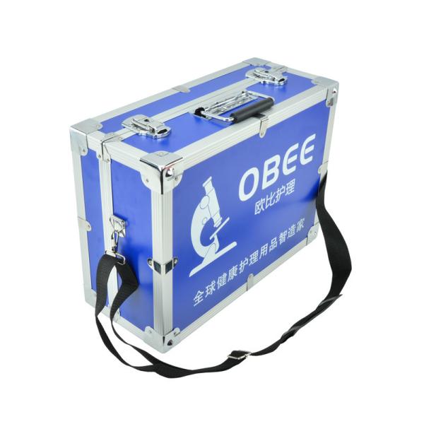 Buy cheap Blue Aluminum Carrying Case With Shoulder Strap Foam Insert from wholesalers