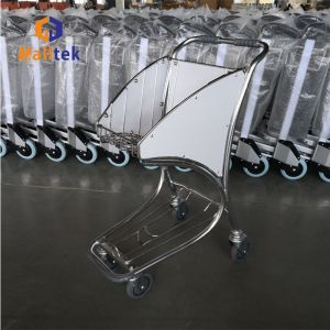 Airport Shopping Trolley For Intermational Airport Store With Basket