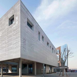 Buy cheap Aluminum Cladding Expanded Metal Mesh Panels 2.35mm Thick Powder Coated from wholesalers