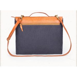 Buy cheap Canvas Vegetable Tan Satchel Womens Slim Leather Laptop Briefcase from wholesalers