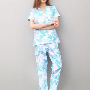 Buy cheap factory custom logo wholesale top quality strech solid color and printing hospital medical scrub figs scrubs from wholesalers
