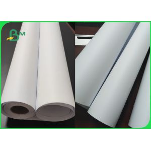 Buy cheap 36 X 500ft Recyclable 80gsm White Plotter Paper For Architecture and Engineering from wholesalers