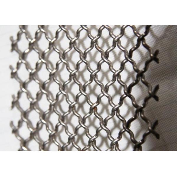 Quality White Steel Crimped Wire Mesh Unidirectional Bending Metal Wire Mesh for sale