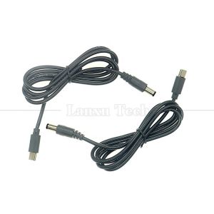 Buy cheap PD Charging 3A 9V 12V 15V 20V USB Type C to DC 5.5x2.1mm Jack Adapter Converter Cable for Wifi Router Modem Projector Camera from wholesalers