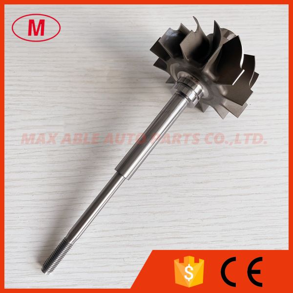 HX35 HX35W H1C Ind 70mm Exd 60mm 12 blades Turbocharger Turbine Wheel /turbine Shaft&wheel