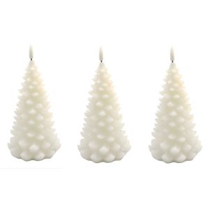 3AAA Battery Wax Pinecone Halloween LED Gift Light 3pk 10.8*10.8*17(20)Cm