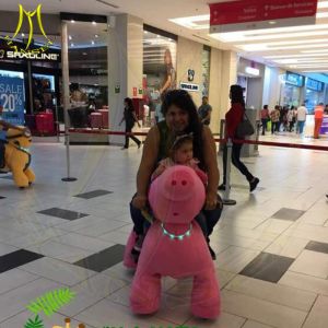 Buy cheap Hansel amusement park games electric mountable plush motorized animal from wholesalers