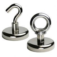 Buy cheap Neodymium Pot Magnet Hooks/ Magnetic Steel Hooks with Heavy Duty from wholesalers