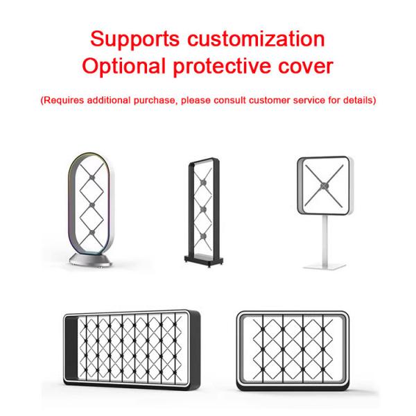 52CM LED Fan Hologram 3D Display Stunning 3D Holo Fan For Business