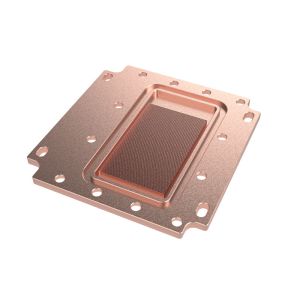 Buy cheap CNC Machining Copper Skiving Fin Heatsink For Water Cooling from wholesalers