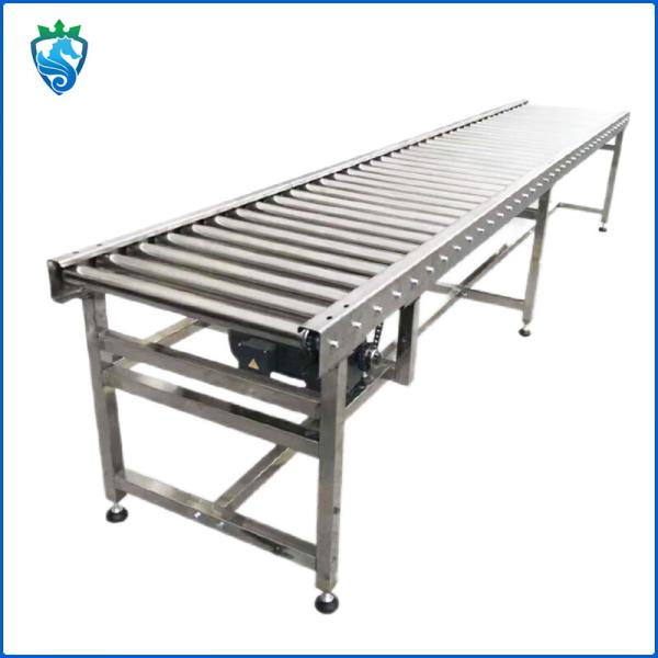 Aluminum Roller Conveyor With A Diameter Of 76mm Is Used For Horizontal