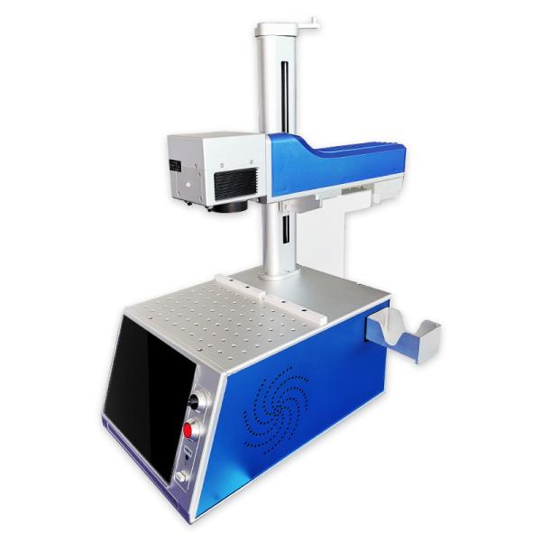 Quality 28 KG Weight Portable Fiber Laser Marking Machine 20w 30w 50w RAYCUS Cnc Desktop Engraving Machine for Gold and Silver for sale