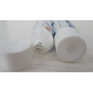 Buy cheap 210g large Diameter Toothpaste Tube Plastic laminated Packaging with Transparent window from wholesalers