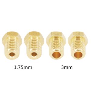 Buy cheap GT2 Pitch 2mm MK8 Copper 3D Printer Nozzle Size 12.5mm X 7mm from wholesalers