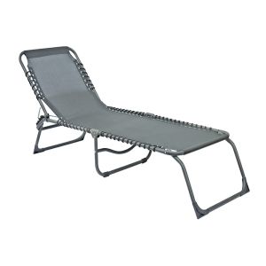 Buy cheap Multifunction Textilene Foldable Sun Lounger For Balcony Sturdy Frame from wholesalers