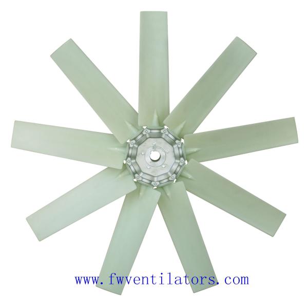Quality plastic fan blades for industrial axial ventilation fan for sale