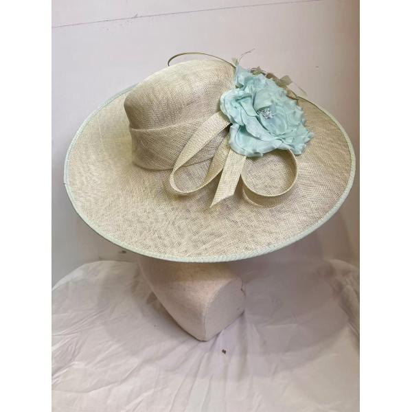 Buy cheap Millinery Supplies Sinamay And Feather Fascinator Hat from wholesalers
