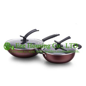 Buy cheap 2 pieces stainless steel cooking cookware including fry pan and soup pot and milK pot from wholesalers