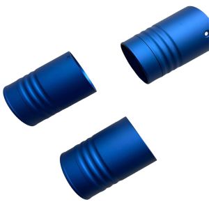 Buy cheap Custom Blue Oxidation CNC Turning Parts Aluminum with Factory Price and Durable High Precision product