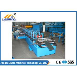 Buy cheap Blue color 2018 new type  Z purlin roll forming machine made in china PLC control automatic long time service from wholesalers