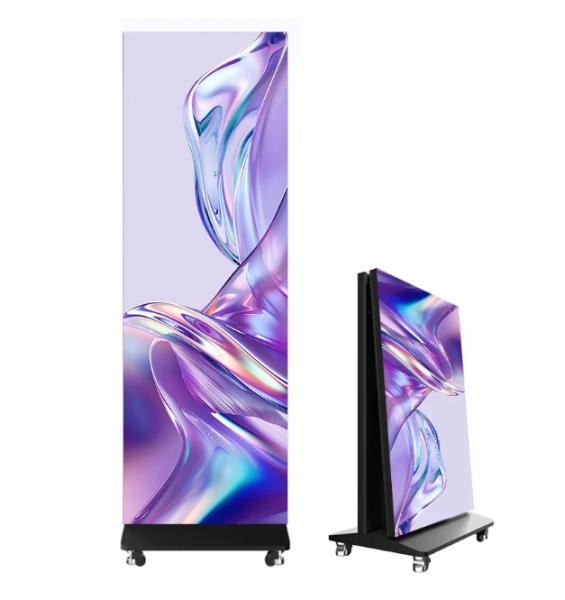 Buy cheap P1.53 Foldable LED poster screen LED Poster Display from wholesalers